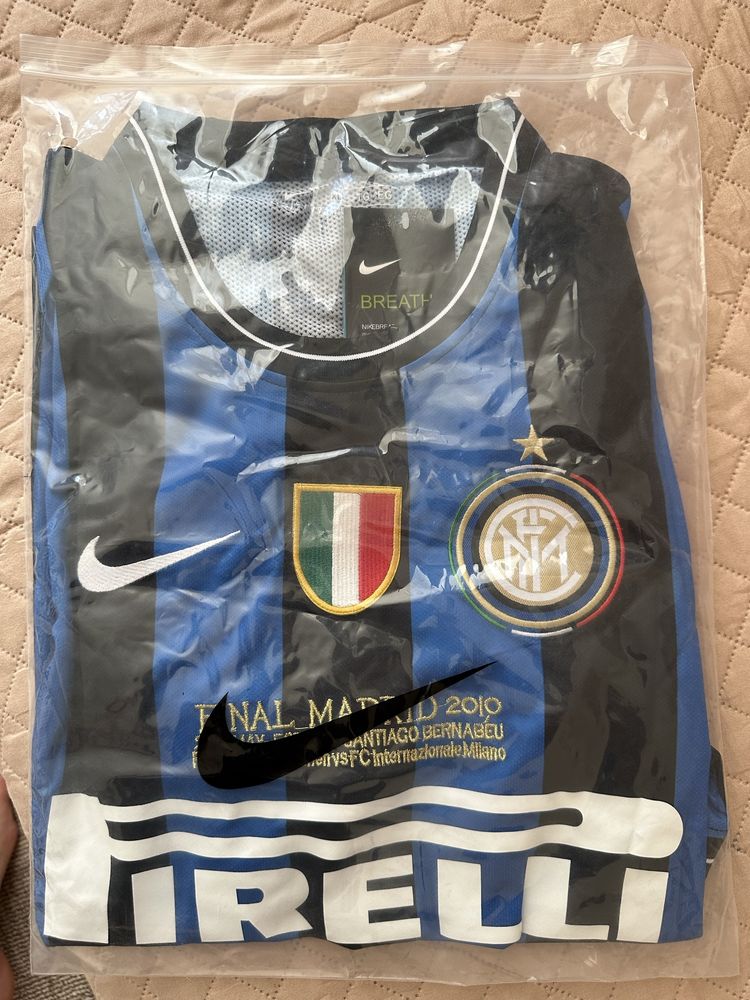 Vand tricou INTER MILANO, NIKE, NOU,finala Champ League 2010, L si XL