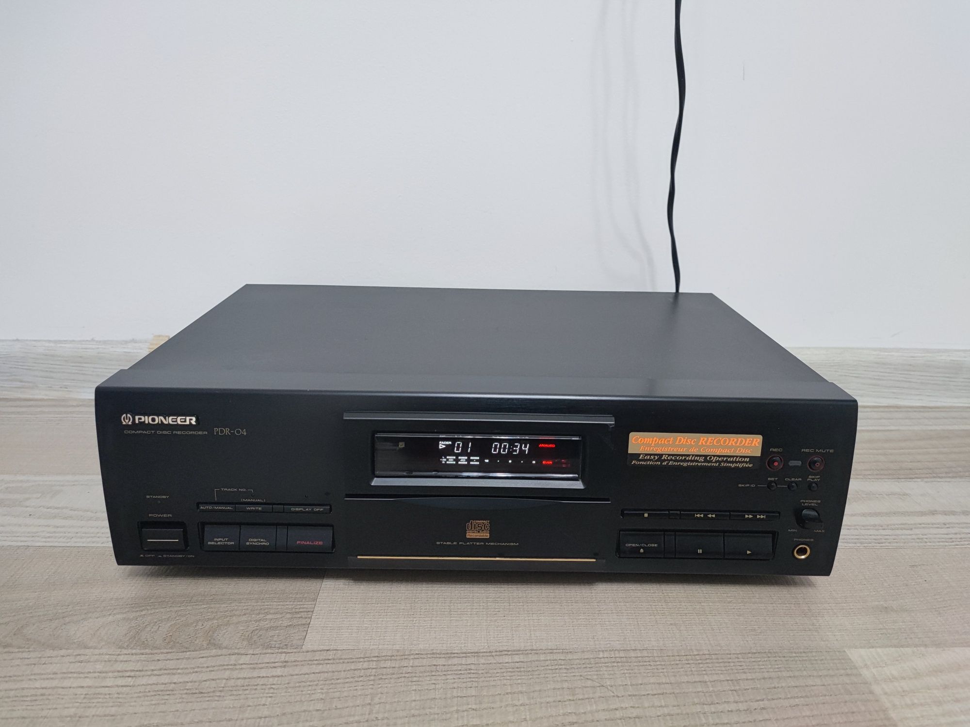 CD recorder Pioneer PDR-04 player compact disc Telecomanda originala