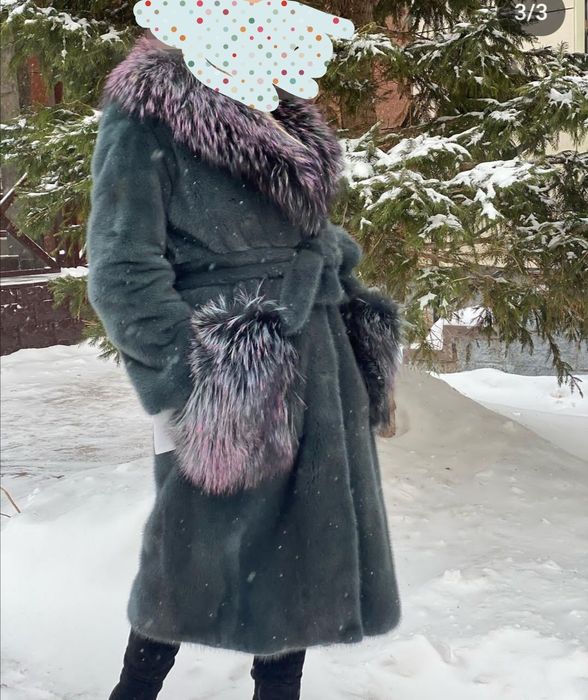 Норковая Греческая шуба