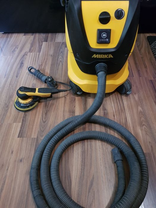Aspirator Mirka DE 1230 L  AFC EU și mașină de șlefuit orbital Mirka