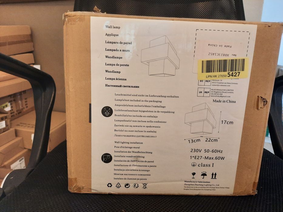 Lampa aplica lustra plafoniera led noua resigilata