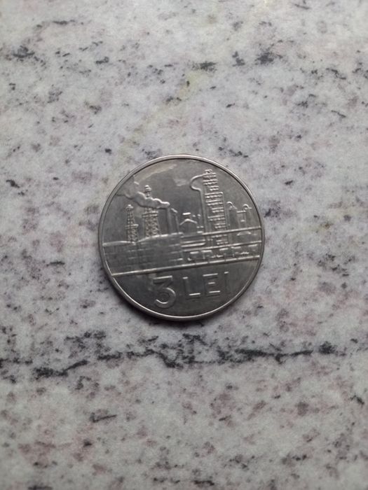 Moneda 3 lei Republica Socialista Romania din 1966
