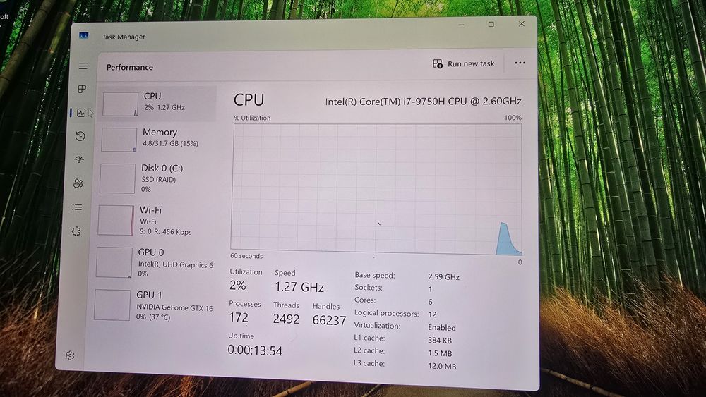 Dell xps 15 7590 4K touch i7-9750H 32GB RAM GTX1650 4GB 512gb ssd