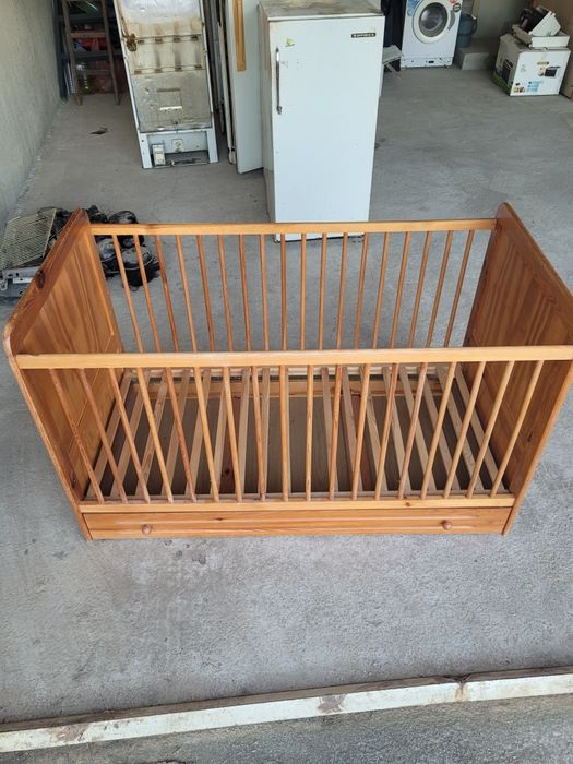 Детска кошара естествено дърво