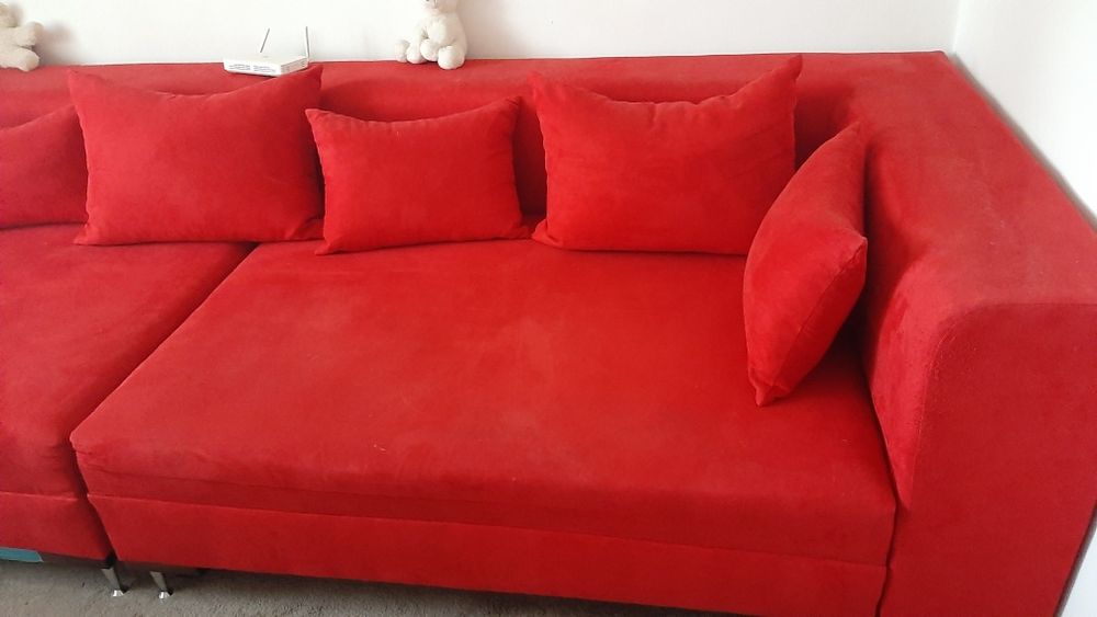 Canapea fixă + covor