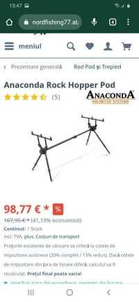 Rod pod anaconda rock hooper 3 posturi