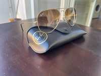 Слънчеви очила Ray-Ban Aviator Large Metal 0RB3025 001/51 Златист