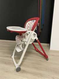 Scaun de masa Chicco Polly Progres 5 in 1, Red (Rosu), 0 luni+