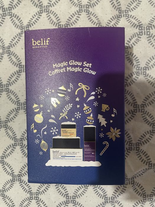 Коледен сет Belif с хидратиращ крем, маска и серум