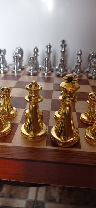 Вечные шахматы металлические