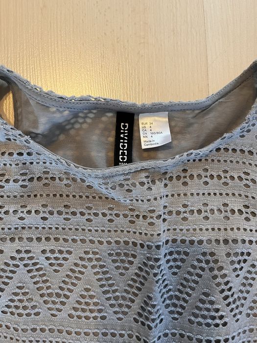 Rochie de vară, 34/XS, gri-albastru deschis