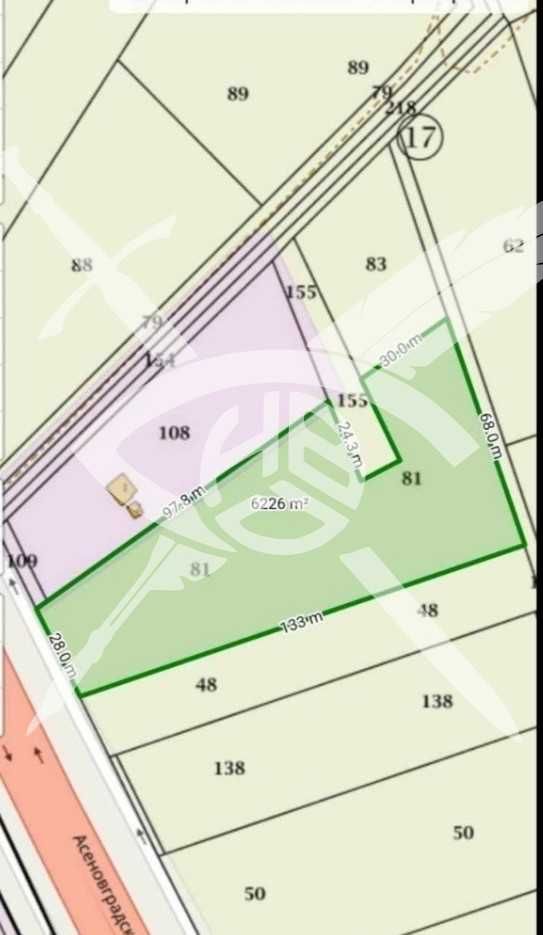 Парцел на Асеновградско шосе 54017