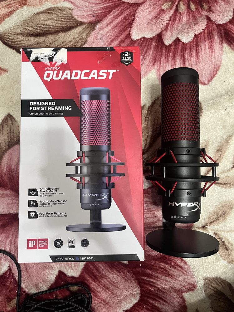 Микрофон HyperX Quadcast