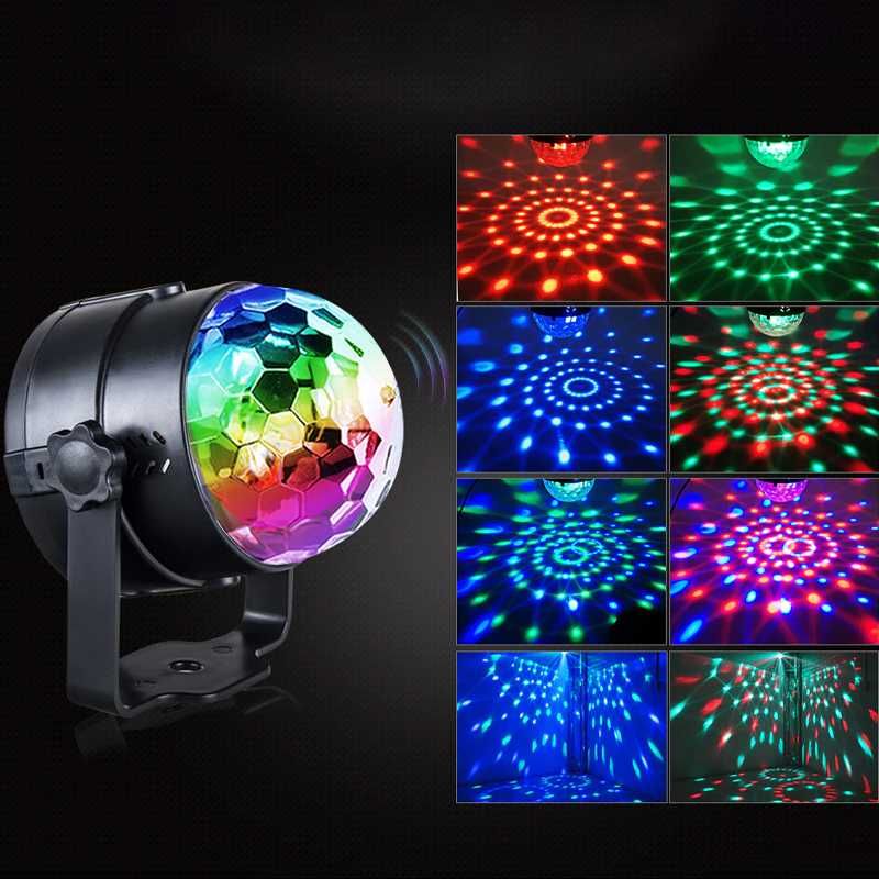 Proiector DISCO Sphere LED, RGB,cu telecomanda,nou