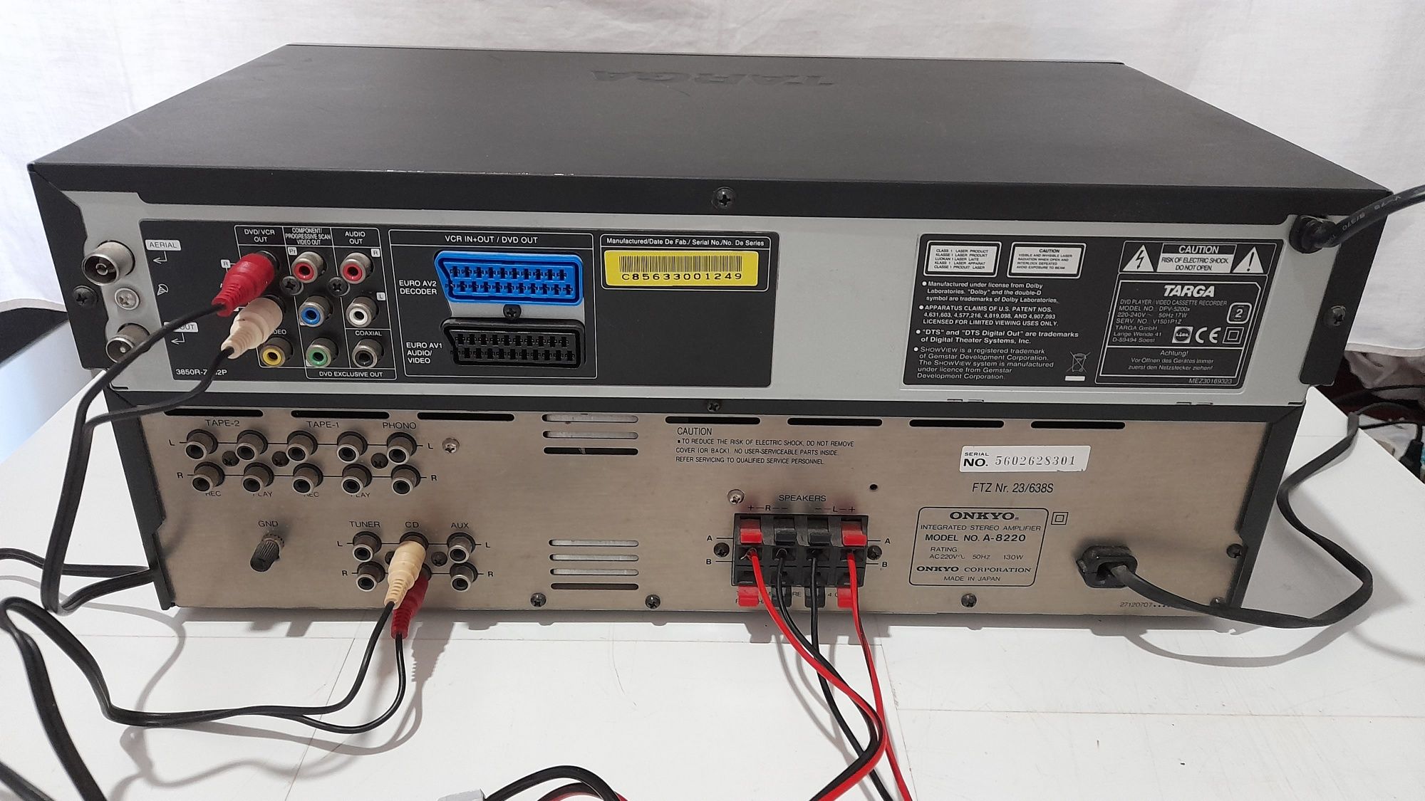 DVD Videorecorder VHS Targa
