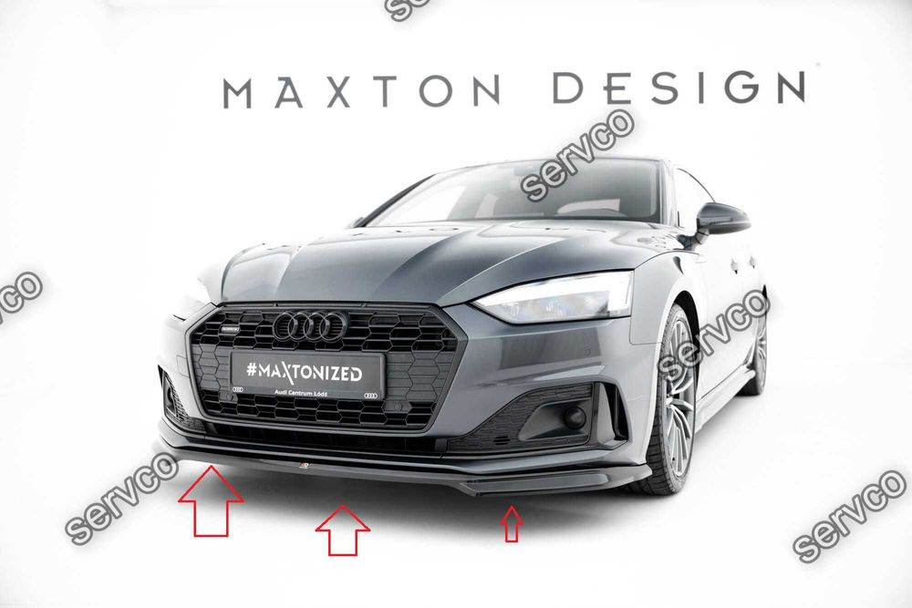 Prelungire bara fata Audi A5 F5 Facelift 2019-2024 v2 - Maxton Design
