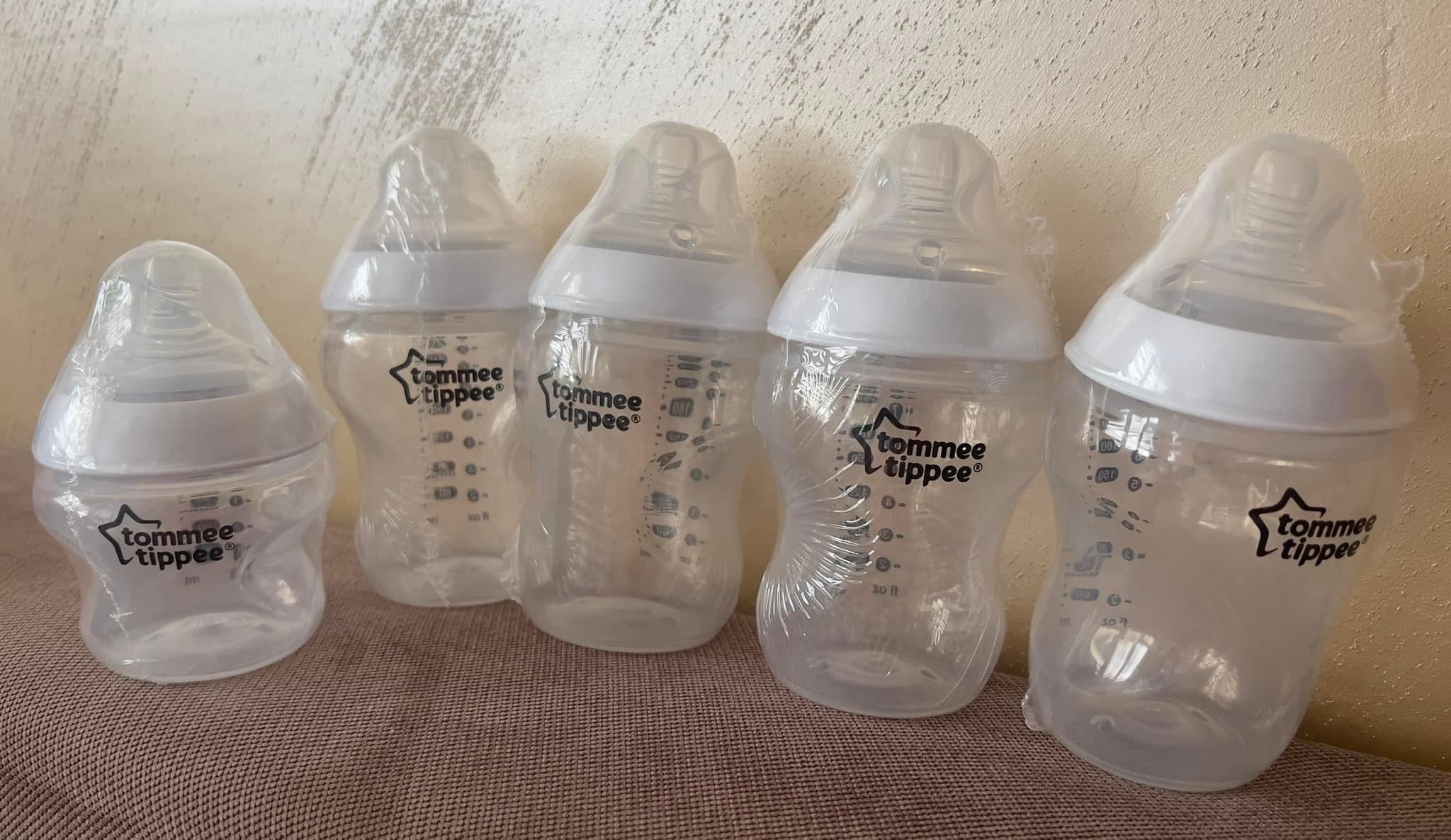 Шишета Tomme Tippee и биберони Avent