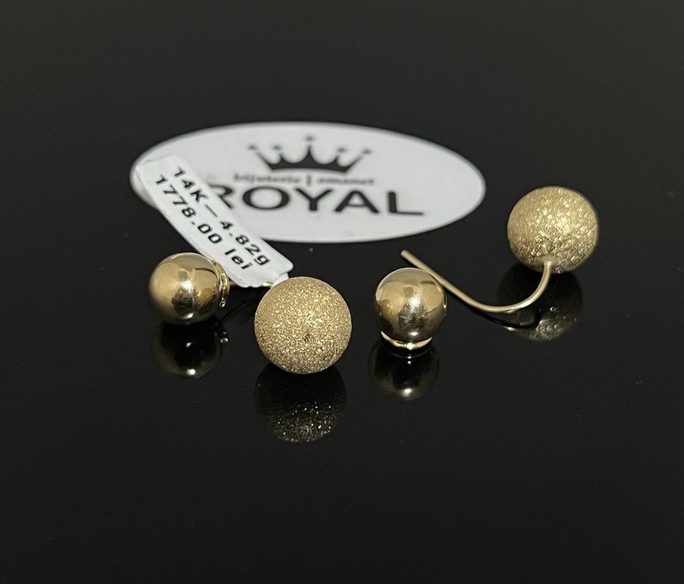 Bijuteria Royal CB : Cercei dama aur 14k 4,82 grame