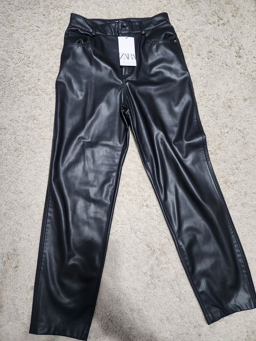 Брюки брендовые экокожа