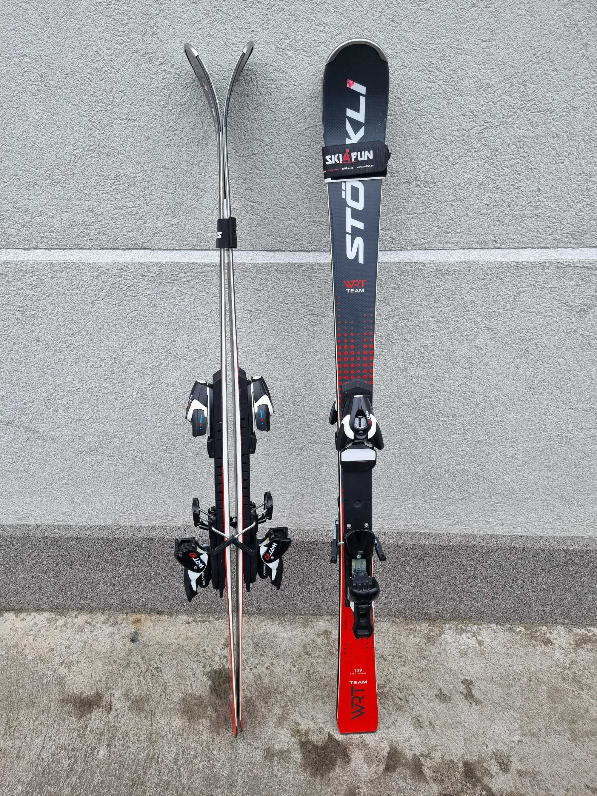 Ski/schi/schiuri copii Stockli WRT TEAM 139 CM + legat SALOMON WRT10