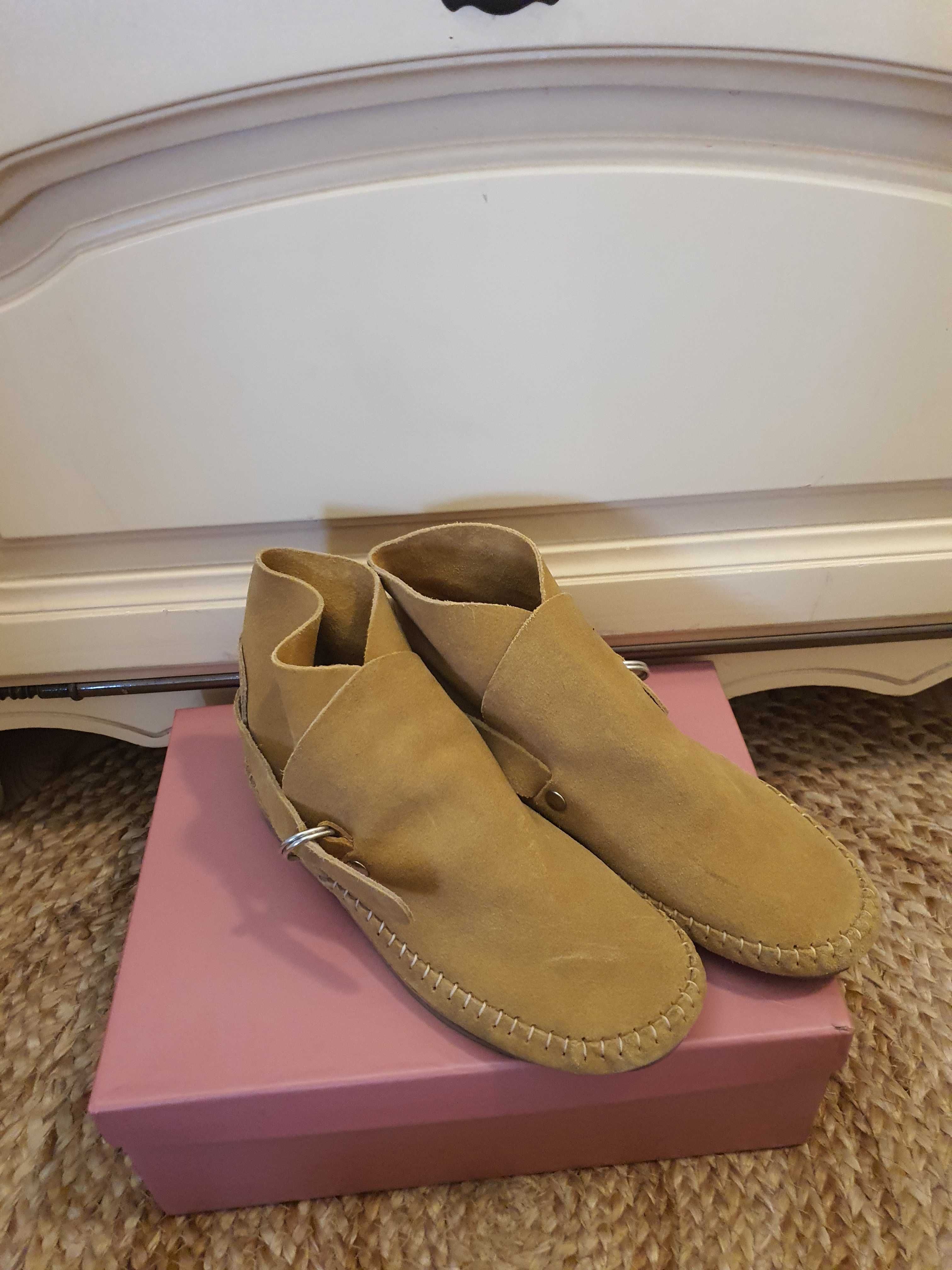 Mocasini Leo A.,piele, noi, 38