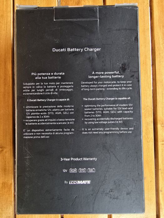 Ducati Redresor încărcător baterie moto