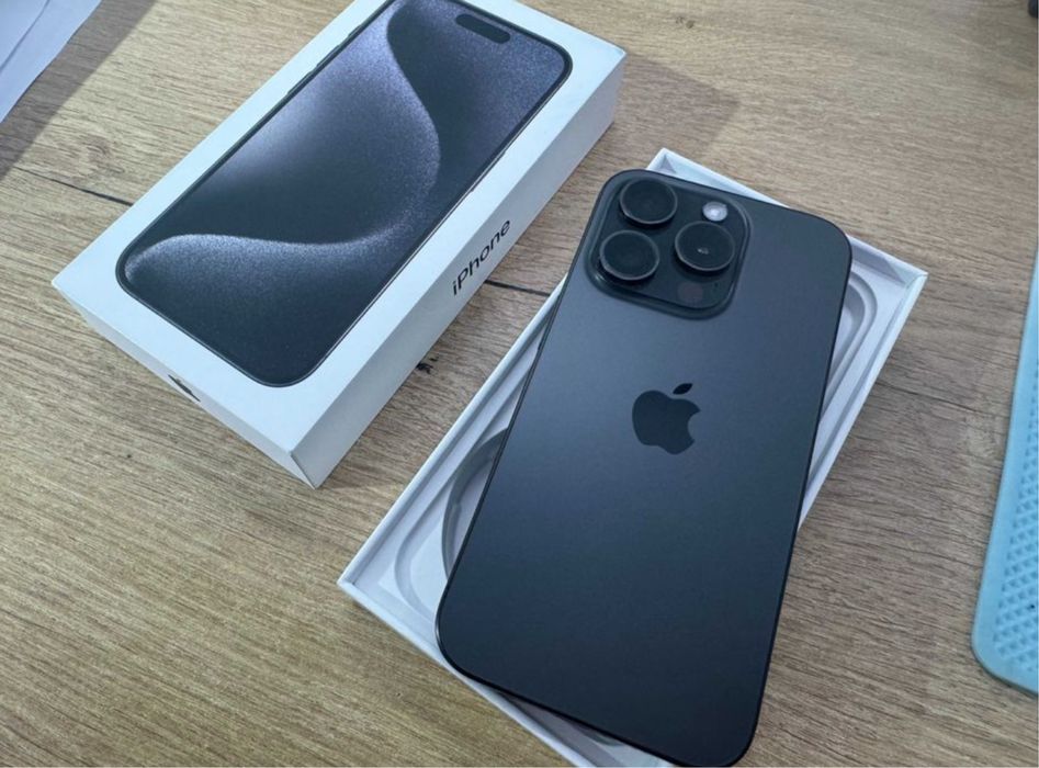 Iphone 15 PRO MAX 256GB black neverlocked (garantie)