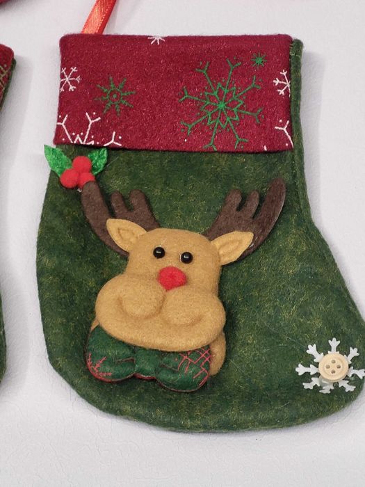 Коледен чорап за подаръци за окачване