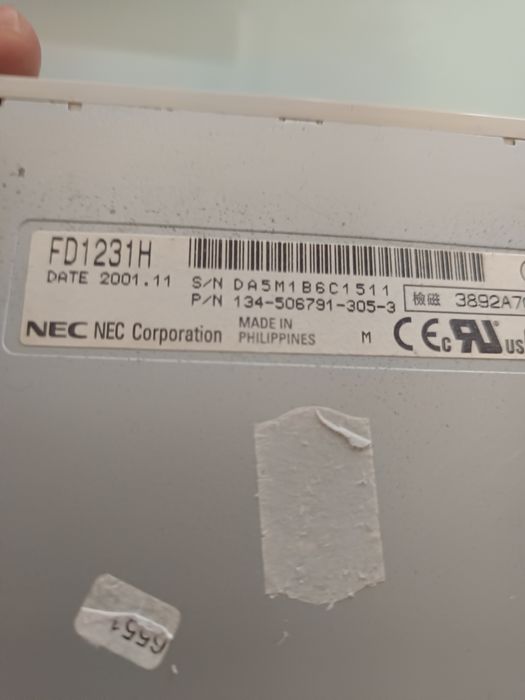 Floppy disk  sony si nec cd rom teac vintage retro