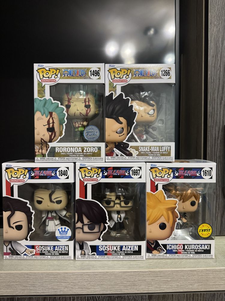 Funko Pop на Bleach и One Piece