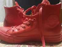 Converse rosii cauciuc