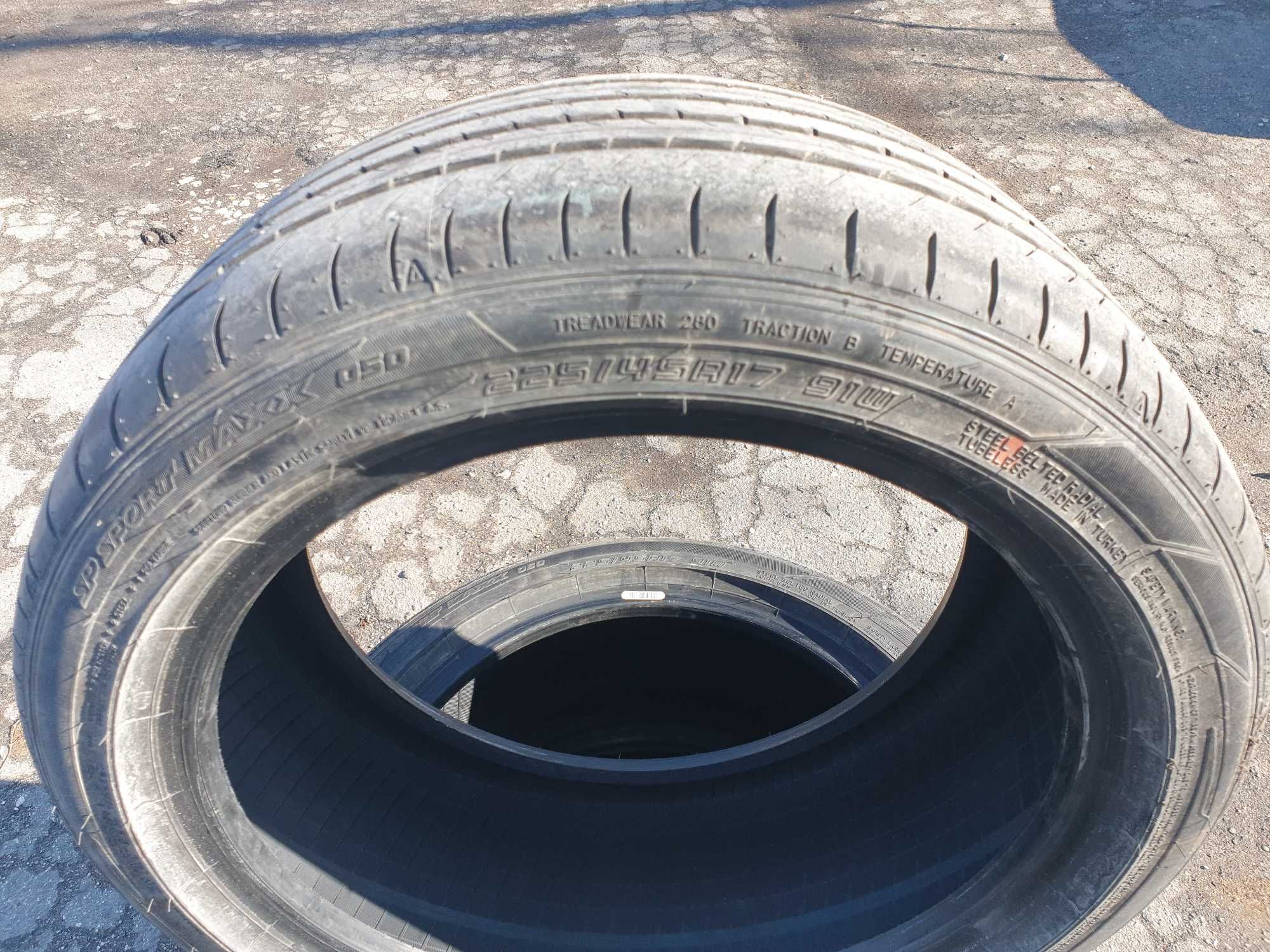 4 летни гуми  DUNLOP SPORT MAXX 225/45/17 91W