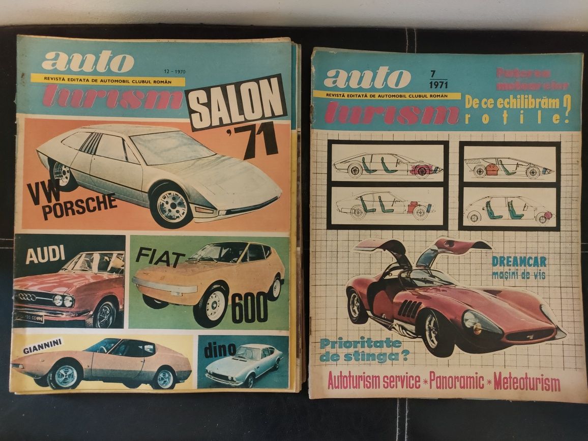 Almanah și reviste auto vechi