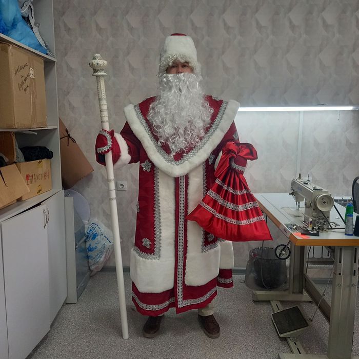 Карнавальный костюм дед мороз