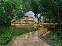 Dome geodezic glamping 6m diametru