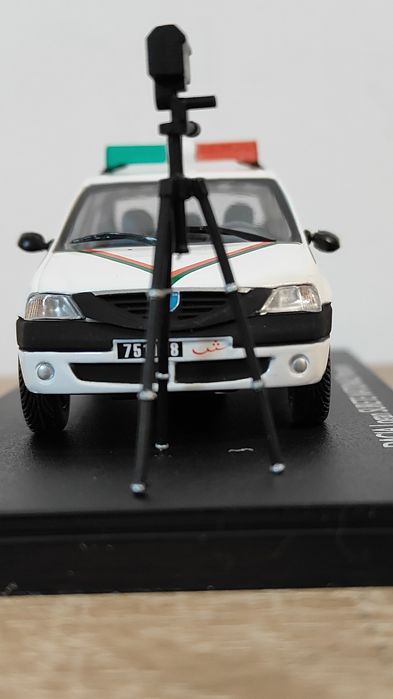 Macheta Dacia Logan Poliție 1/43