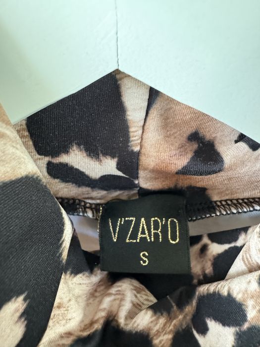 Поло с леопардов принт V’ZAR’O