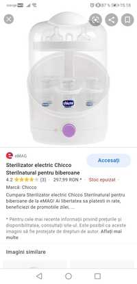 Sterilizator biberoane chicco