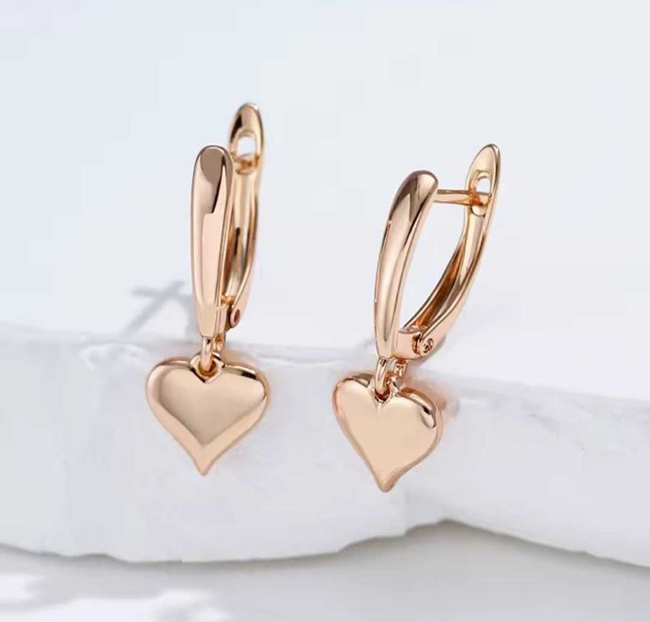 GP6, cercei placati aur 14k,incuietoare sigura, deosebiti