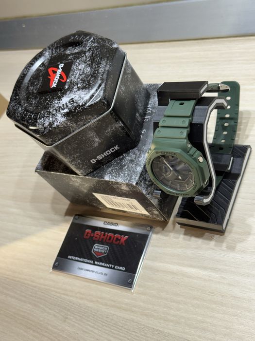 CEAS CASIO G-SHOCK VERDE GA-B2100 model deosebit, NOU