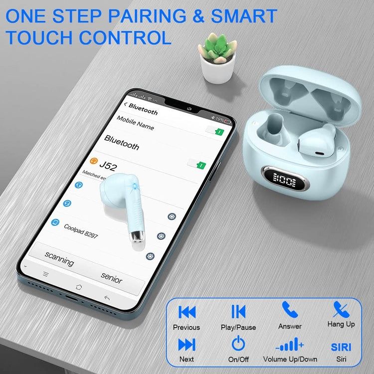 Bluetooth слушалки 5.3