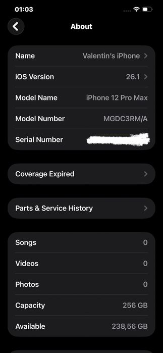 Iphone 12 pro max 256 GB