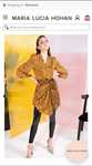 Maria Lucia Hohan Kairi silk mini dress animal print 34-36