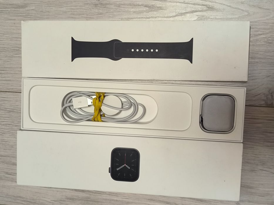 Apple watch 6 albastru negru 44mm