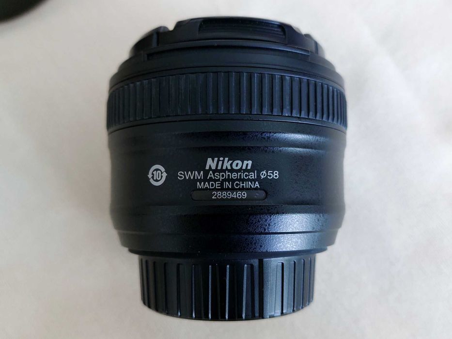 Обектив Nikon AF-S Nikkor 50mm f/1.8G