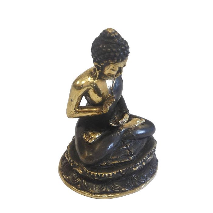 Figurina din bronz Buddha,17x13cm inaltime,feng shui