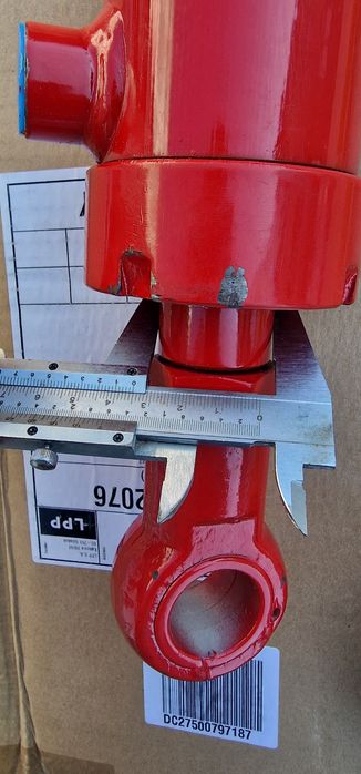 Cilindru hidraulic 650 mm închis deschide 500 mm tija grosime 35 mm di