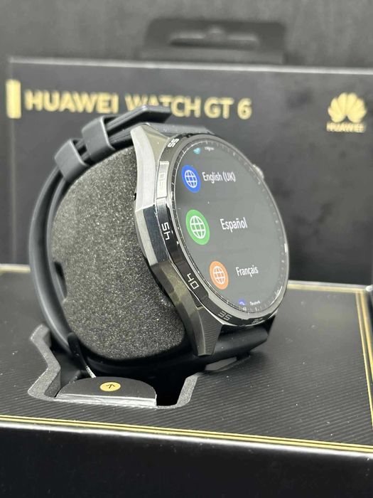 Смарт часовник HUAWEI WATCH GT 6 46mm Black / Гаранция