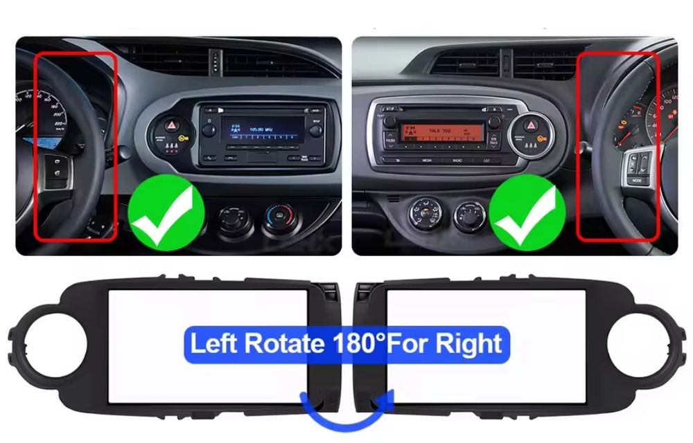 Tableta android 2din -2gb ram/32gb rom (pentru Toyota Yaris plug&play)