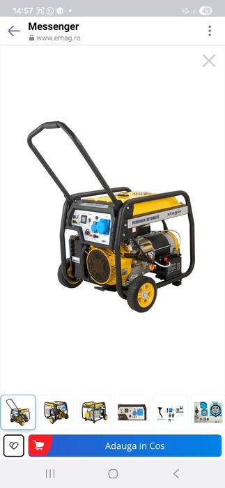 Vând generator nou nouț